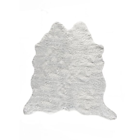 Luxe Home Decor Classic Faux Hide Rug | 1-Piece | Grey | 5.25'x7.5' - Picture 1 of 3